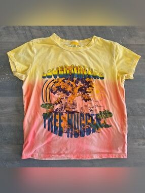 MOTHER Tree Hugger Love Nature Boxy Goodie Goodie T Shirt 100% Cotton